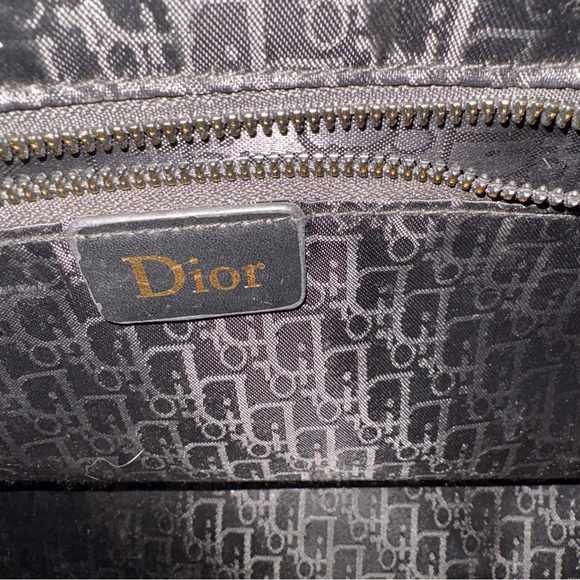 Dior Navy Monogram Tote Bag - Picture 4 of 6